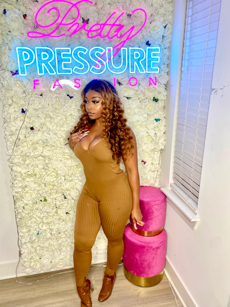 “Mocha Love jumpsuit”