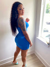 “Blue Mini Dress”